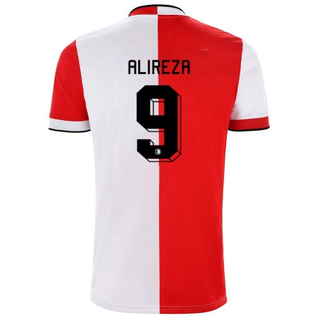 Koszulka Feyenoord Rotterdam Alireza Jahanbakhsh 9 Domowe Stroje Piłkarskie 2021/22 Krótki Rękaw